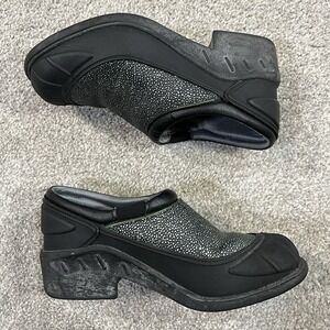 Ariat Clogs‎ 6.5 Black Safety Toe Slip On Work Shoes Leather NonSlip Comfort